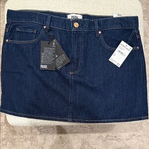New With Tags Paige Denim Skirt